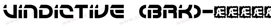 Vindictive (BRK)字体转换